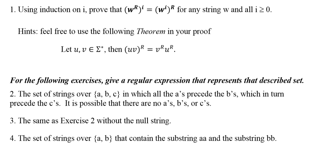 Solved 1- Use the following string