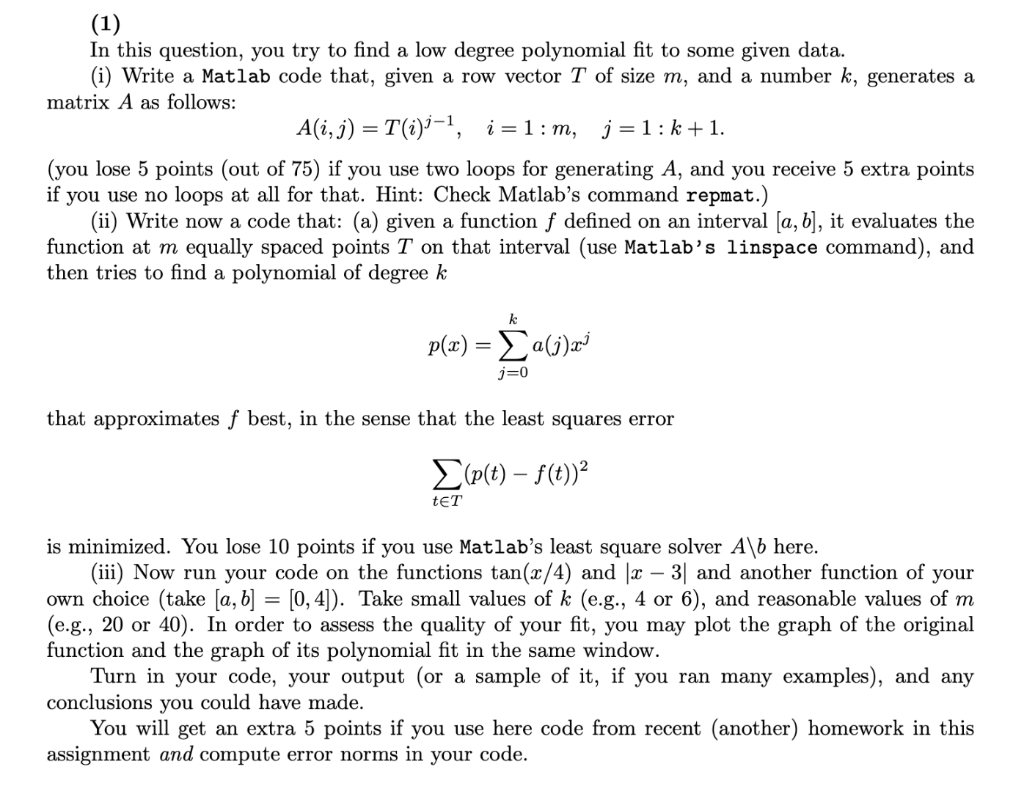 Solved In this question you try to find a low degree Chegg