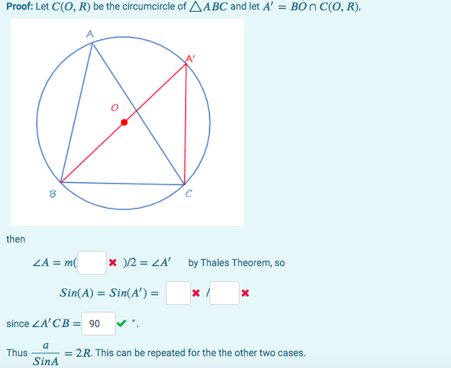 Solved Proof: А B с SO The sides of the triangle are tangent | Chegg.com