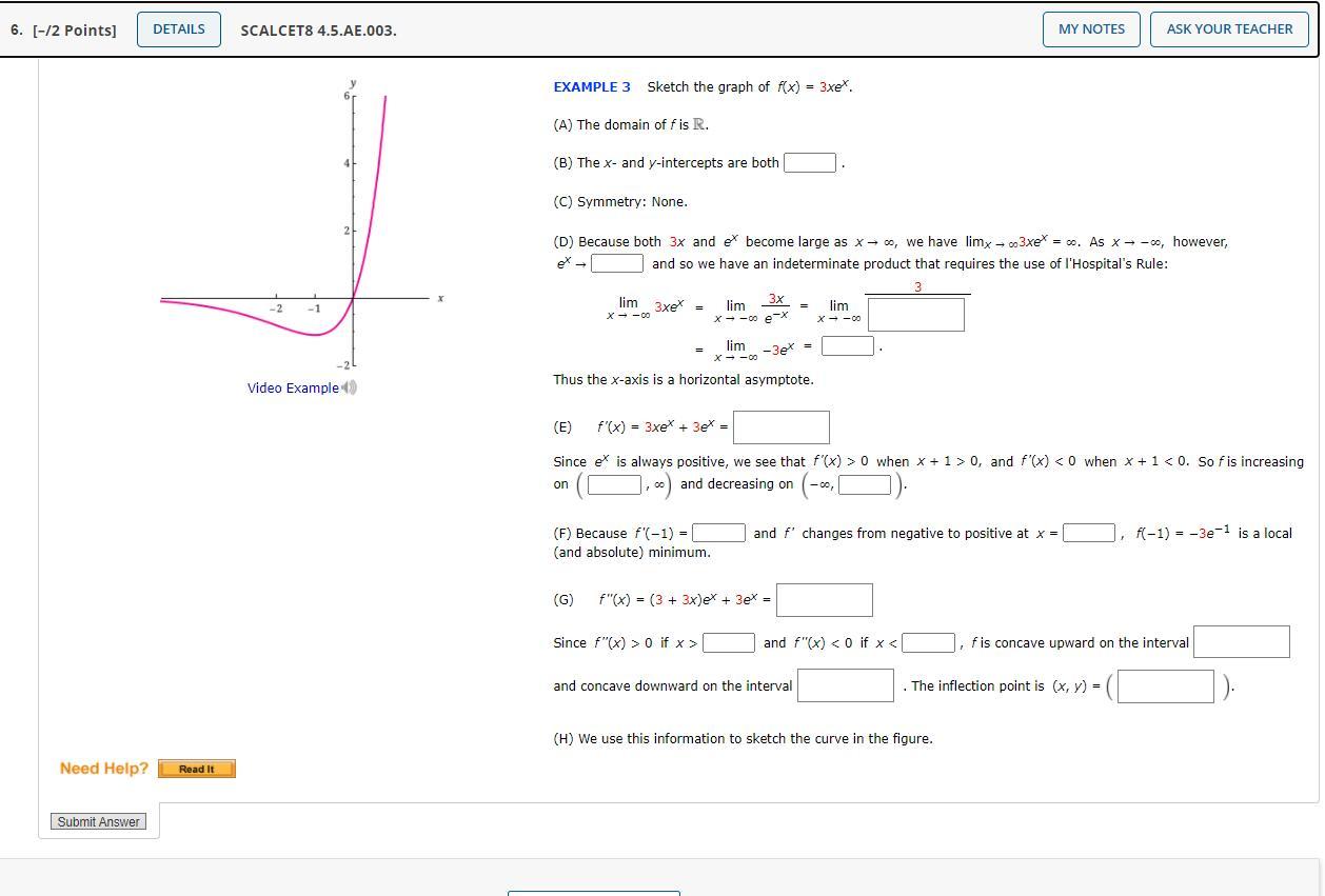 Solved 6 12 Points Details Scalcet8 4 5 Ae 003 My No Chegg Com