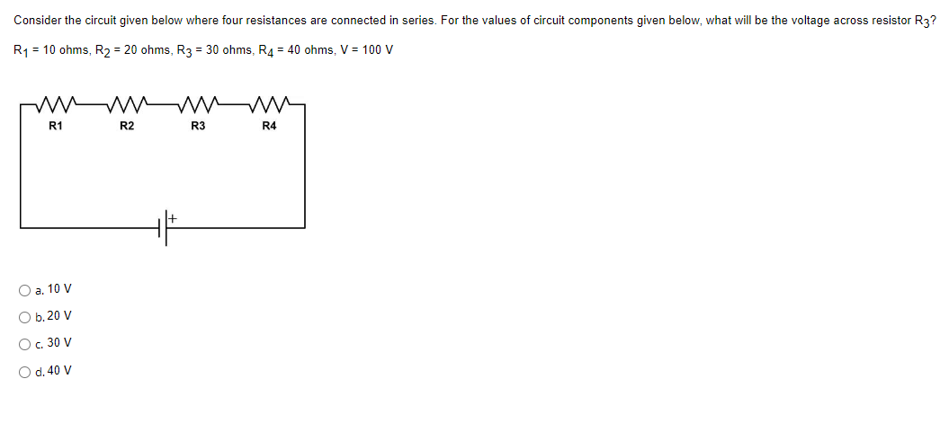 Solved Consider The Circuit Given Below Where Four | Chegg.com