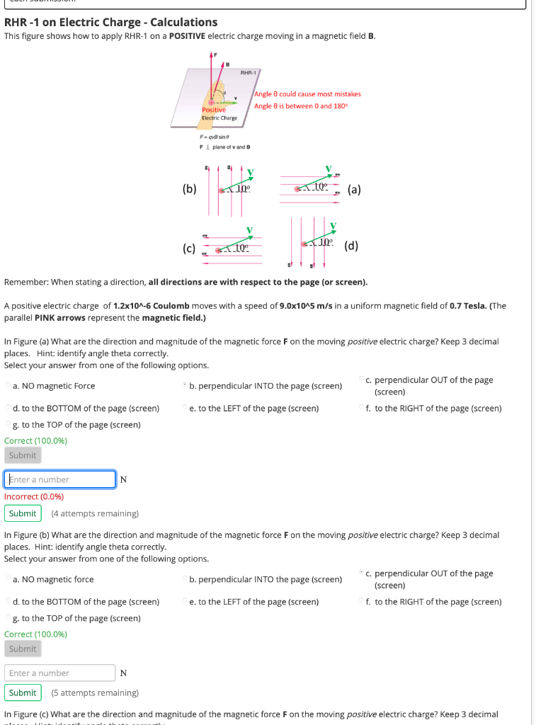 Solved RHR-1 on Electric Charge - Calculations This figure | Chegg.com