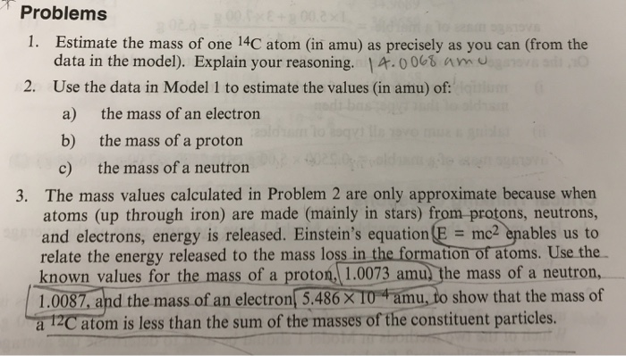 Solved ChemActivity 1 The Nuclear Atom (What Is An Atom?) | Chegg.com