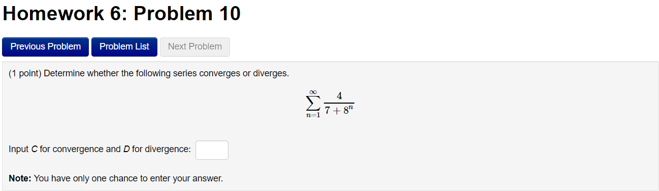 Solved Homework 6: Problem 10 Previous Problem Problem List | Chegg.com