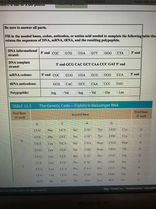 Solved Be sure to answer all parts. Fill in the needed | Chegg.com