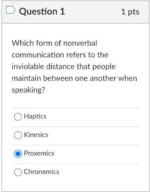 haptics nonverbal communication