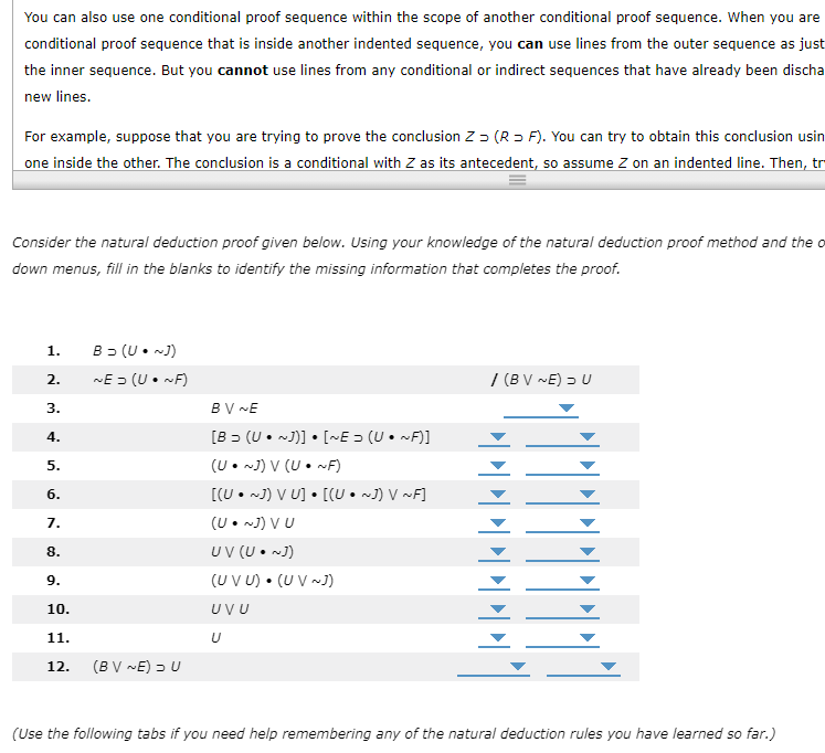 Solved You can also use one conditional proof sequence | Chegg.com