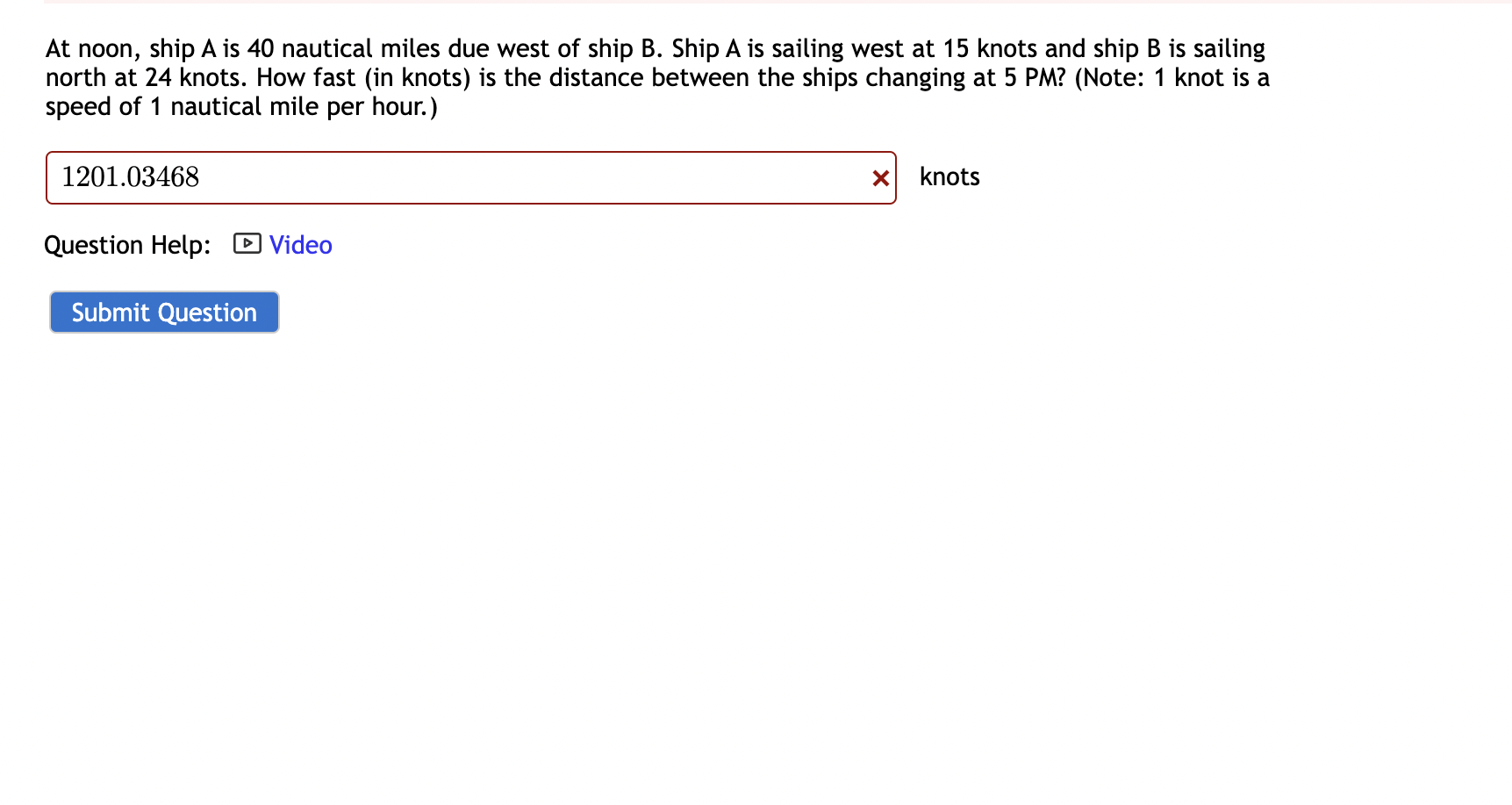 Solved At Noon, Ship A Is 40 Nautical Miles Due West Of Ship | Chegg.com