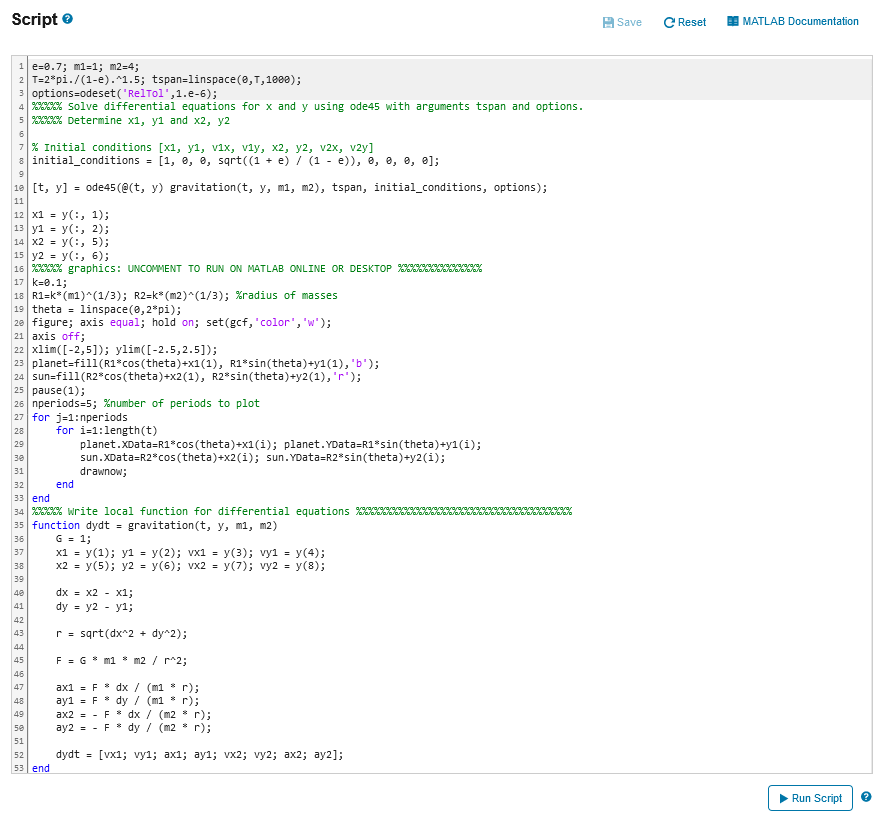 Solved What Is Wrong With My Code?two-body Problem:by 