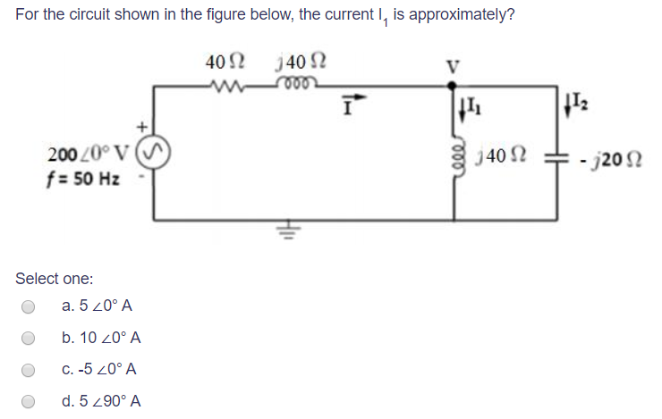 Solved For The Circuit Shown In The Figure Below, The | Chegg.com