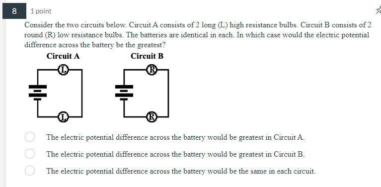 Solved A 2-cell, 2-bulb circuit is shown in the diagram. The | Chegg.com