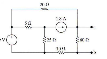 Solved Find thevenin equivalent seen from points a and b | Chegg.com