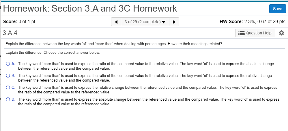 homework questions section 3