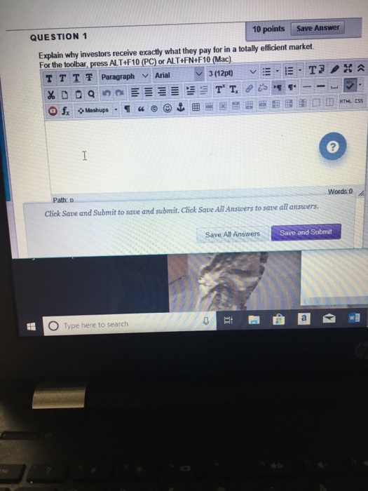 Solved QUESTION 1 10 points Save Answer Explain why | Chegg.com