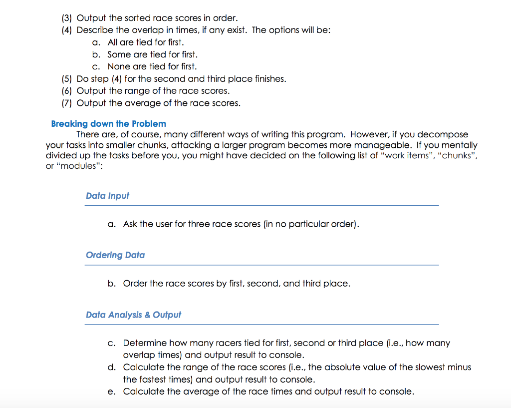 Please code the following using JAVA language, please | Chegg.com