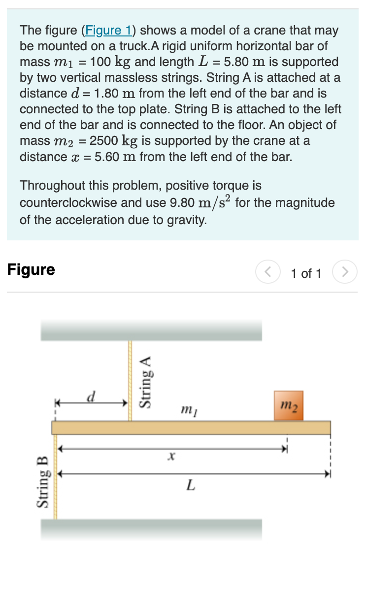 Solved Find TA, The Tension In String A. Find TB, The | Chegg.com