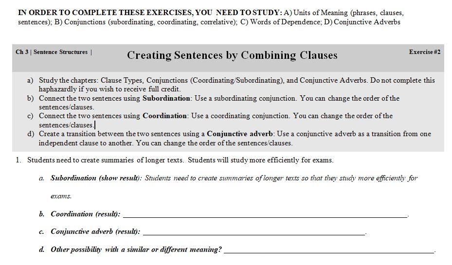 IN ORDER TO COMPLETE THESE EXERCISES, YOU NEED TO | Chegg.com