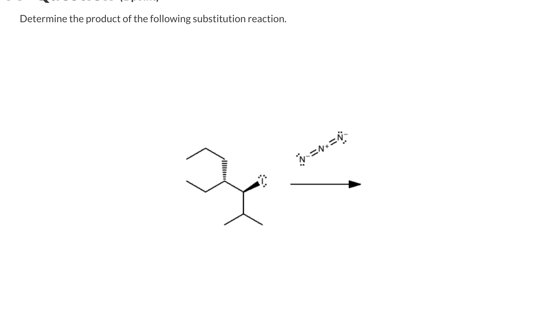 Solved Determine The Product Of The Following Substitution | Chegg.com