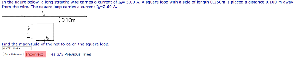Solved In the figure below, a long straight wire carries a | Chegg.com