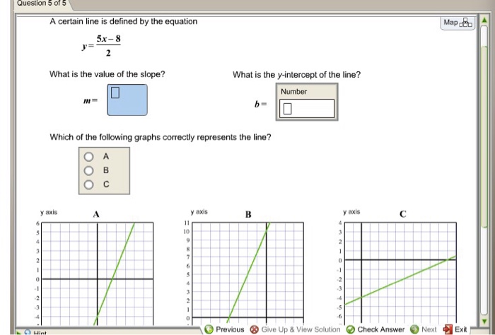 solved-a-certain-line-is-defined-by-the-equation-y-5x-chegg