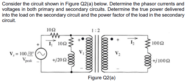 Solved Consider the circuit shown in Figure Q2(a) below. | Chegg.com