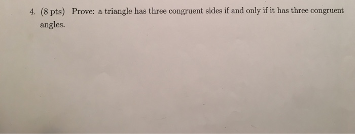 if three sides of a triangle are congruent