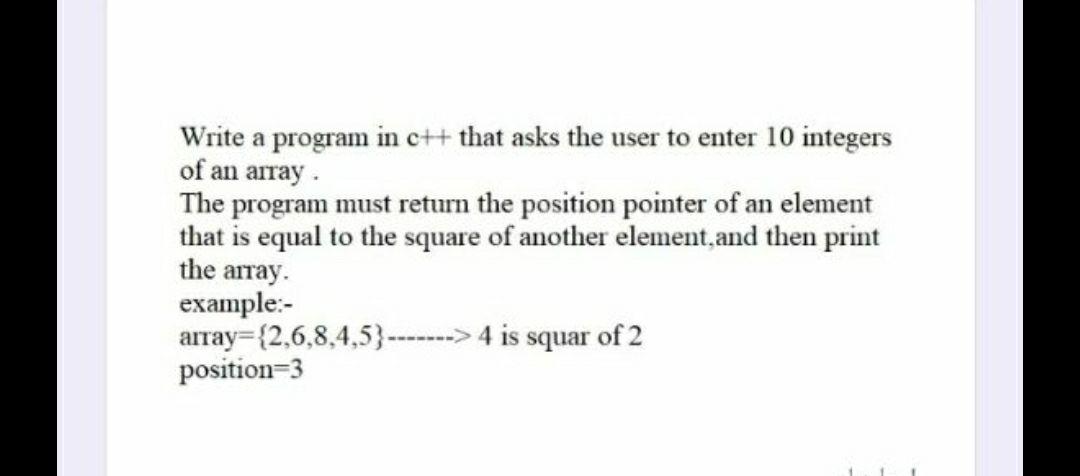 Solved Write a program in c++ that asks the user to enter 10 | Chegg.com