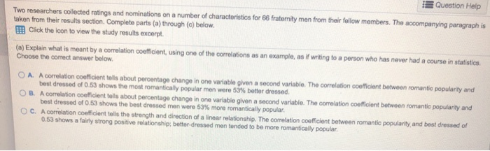 Solved Question Help A researcher interviewed 68 pregnant | Chegg.com