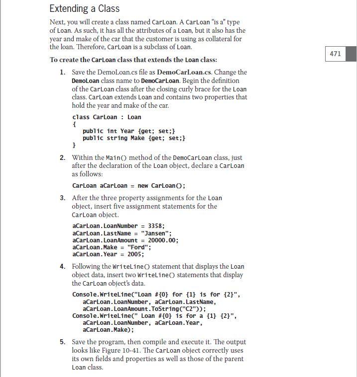 Solved Code needs to be in C#, (Please do all steps and | Chegg.com