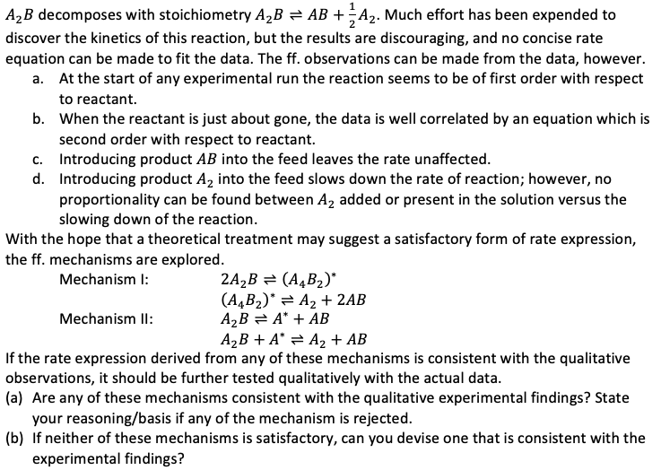 d A k2 k4 Suppose that the decomposition of Chegg