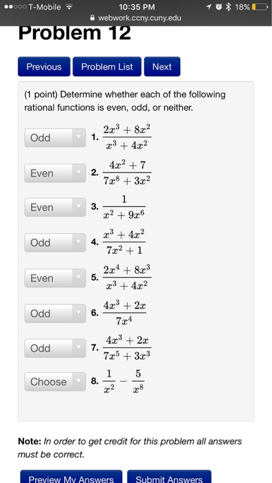 Solved Determine whether each of the following rational | Chegg.com