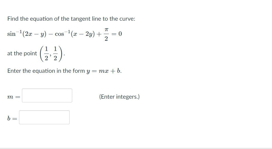 Solved Find the equation of the tangent line to the curve: T | Chegg.com