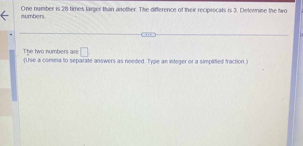 solved-one-number-is-28-times-larger-than-another-the-chegg