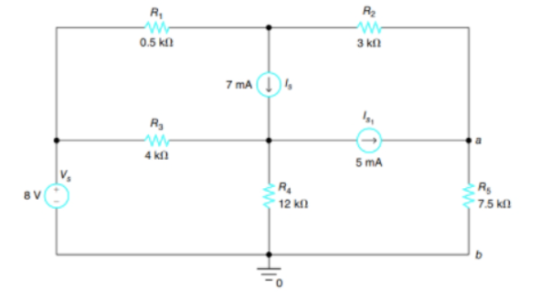 Solved Find the Thévenin equivalent open circuit emf | Chegg.com