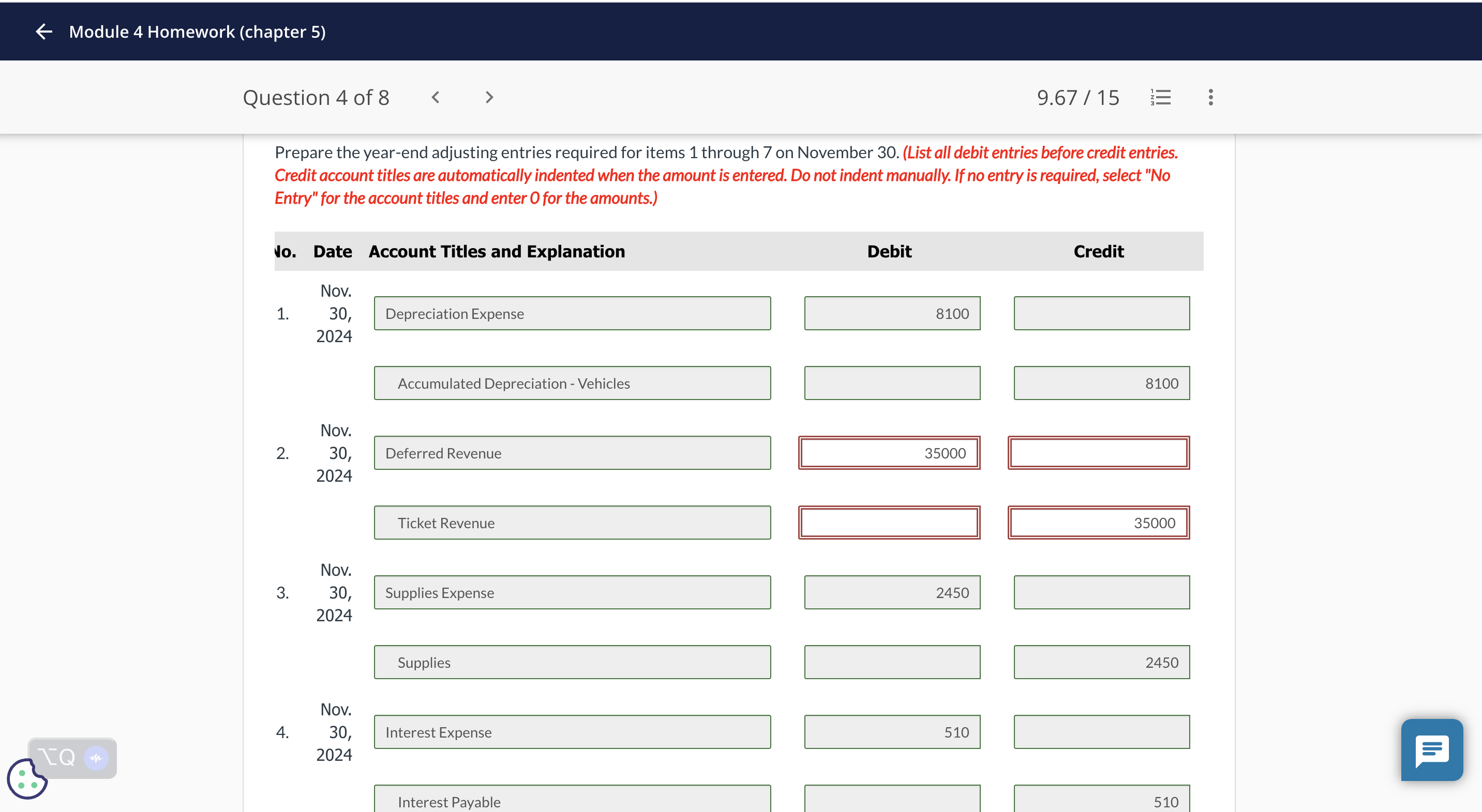 Solved The following independent events for Carla Vista