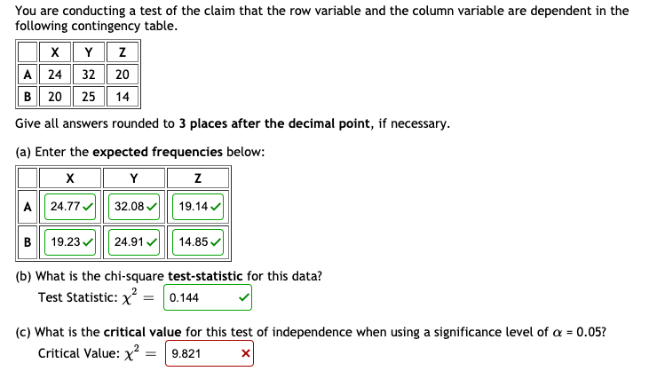 Solved You are conducting a test of the claim that the row Chegg