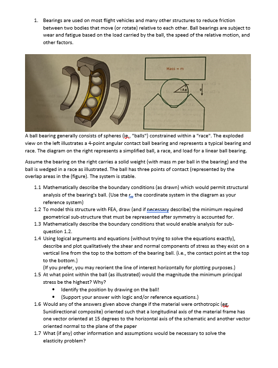 1. Bearings are used on most flight vehicles and many