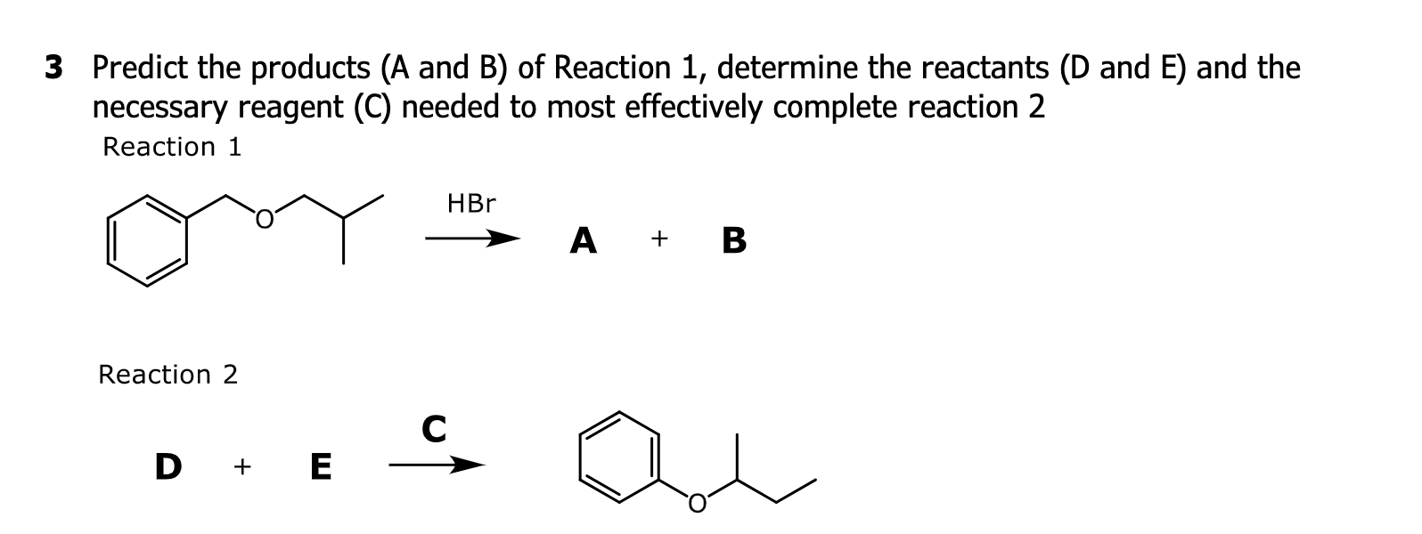 Solved Predict the products (A and B) of Reaction 1, | Chegg.com