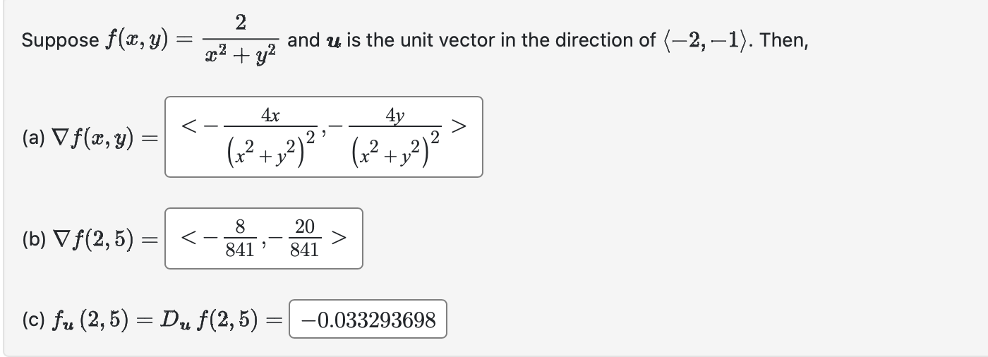 Solved Suppose F X Y X2 Y22 And U Is The Unit Vector In The