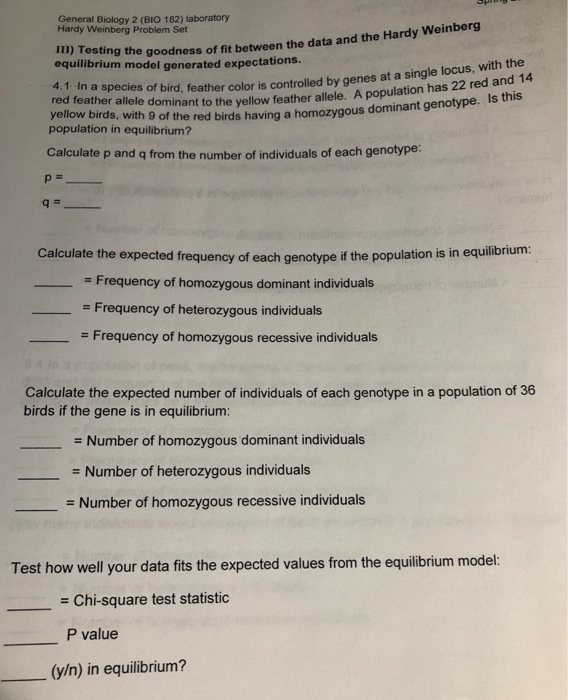 Solved BIO 101 Module HandsOn Activity (4 Points) In
