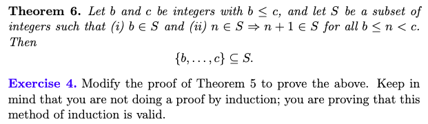 Solved Theorem 6. Let B And C Be Integers With B≤c, And Let | Chegg.com