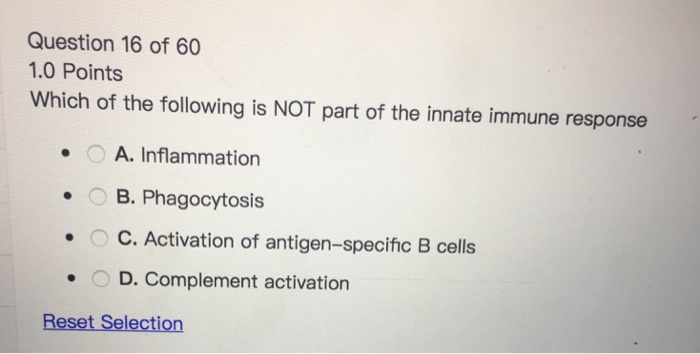 Solved Question 15 of 60 1.0 Points Which type of pathogen | Chegg.com