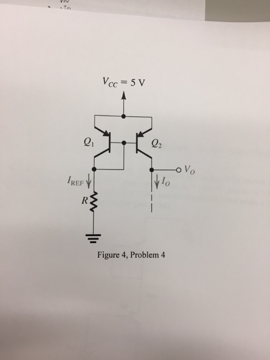 Solved 4. (25 points) The currentmirror circuit shown in
