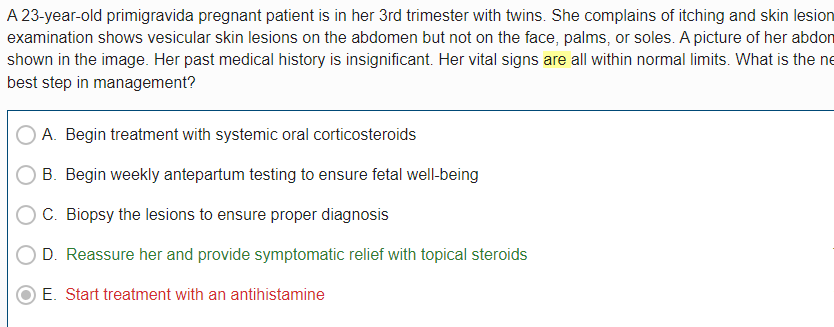 Solved A 23-year-old primigravida pregnant patient is in her | Chegg.com