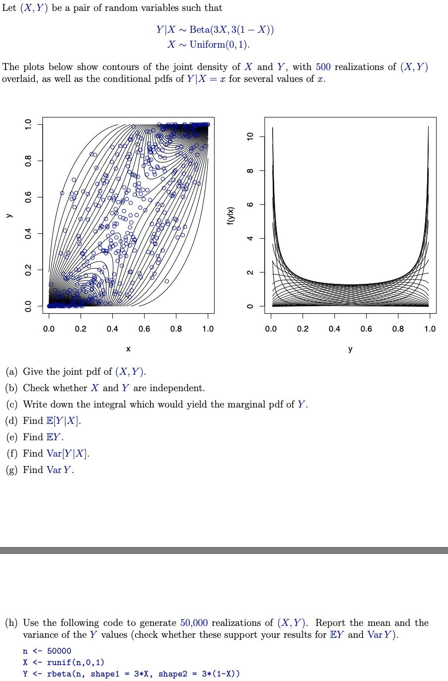 Solved Let X Y Be A Pair Of Random Variables Such That Chegg Com