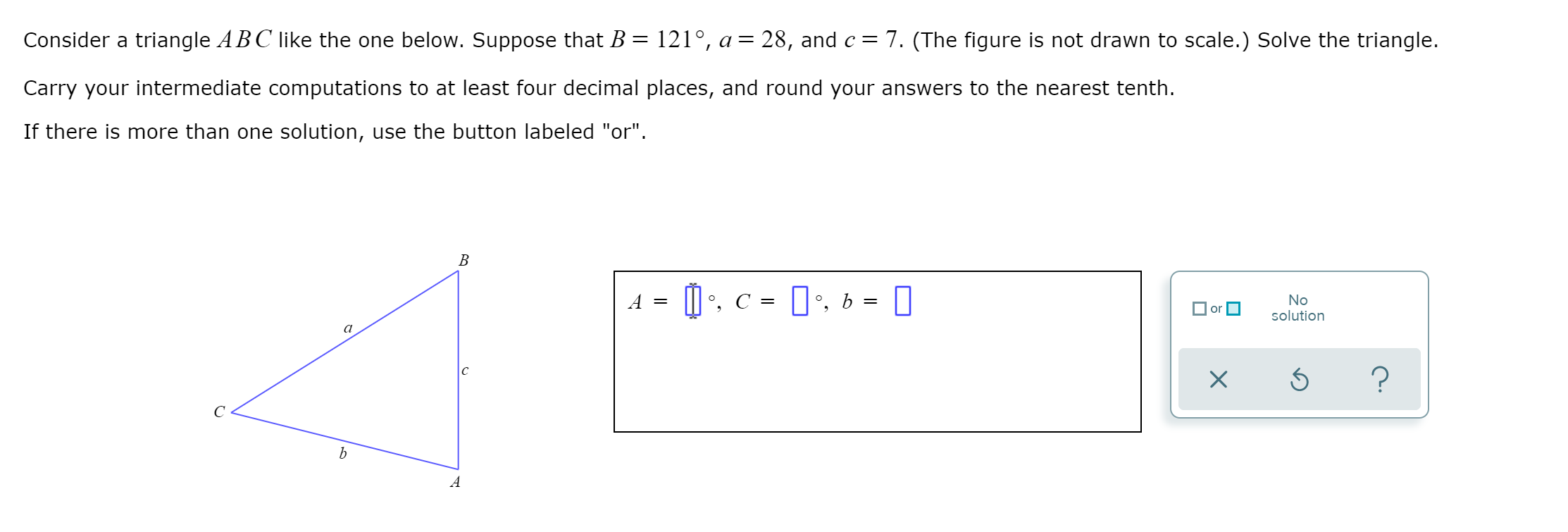 Solved: Consider A Triangle ABC Like 