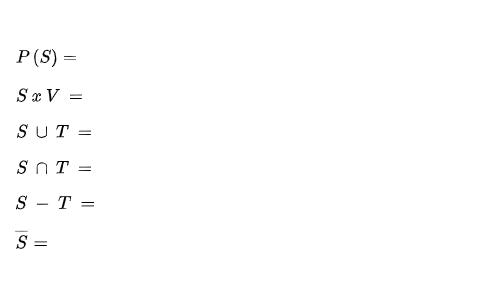 Solved Please code in Java Here are the set operations you | Chegg.com