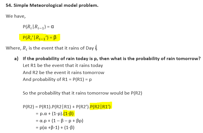 Solved I Just Have A Simple Doubt Why Did We Take 1 Bet Chegg Com