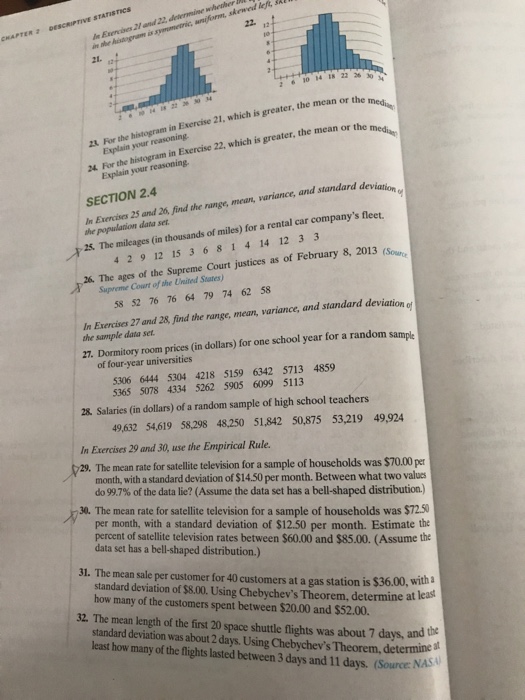 Solved TER 2 DESCRIPTIVE STATISTICS 22. i CHAPTER 2 2L. 6 10 