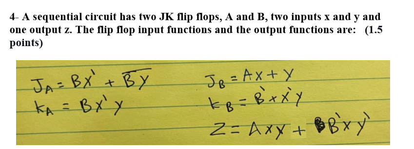 Solved A) Draw The Logic Diagram Of The Circuit B) Tabulate | Chegg.com